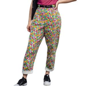 Colorful Geometric Women's Pants